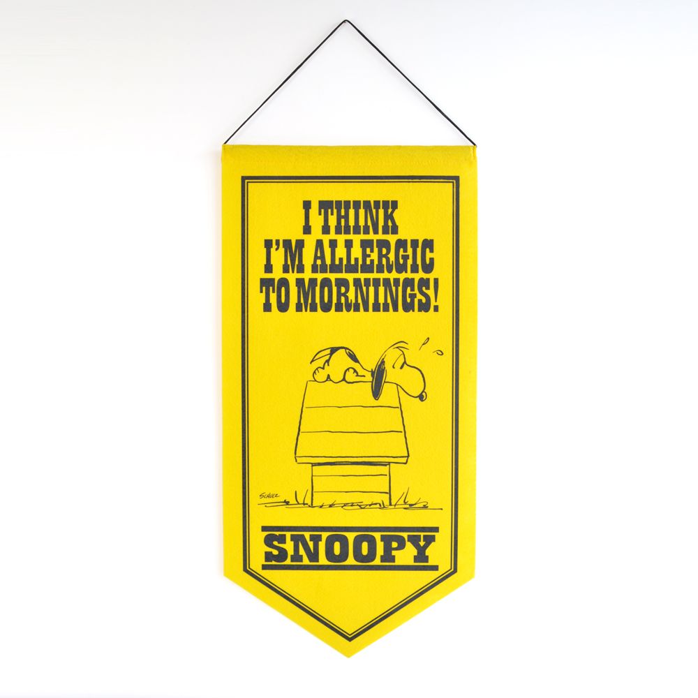 SNOOPY☆イエローバナー Snoopy Banner – Pillow-Cat Books