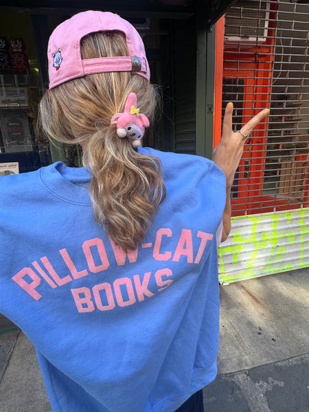 Pillow-Cat Books x Vanna Youngstein Blue Crew Neck