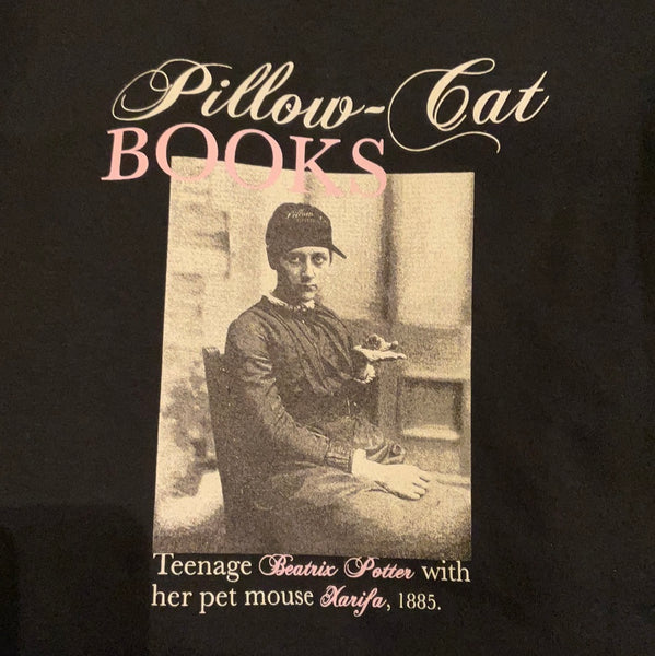 Beatrix potter pillow cat books tee shirt