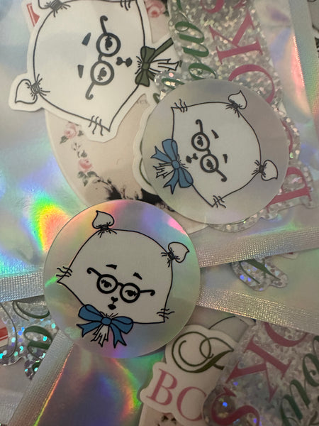 Pillow-Cat Books Single Stickers