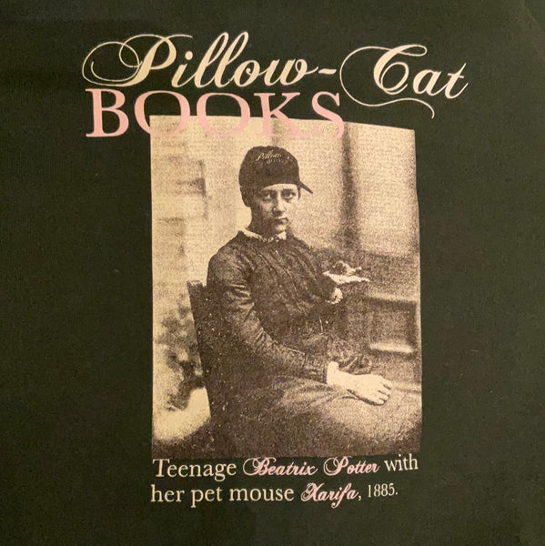 Pillow cat books Beatrix potter crew neck sweatshirt