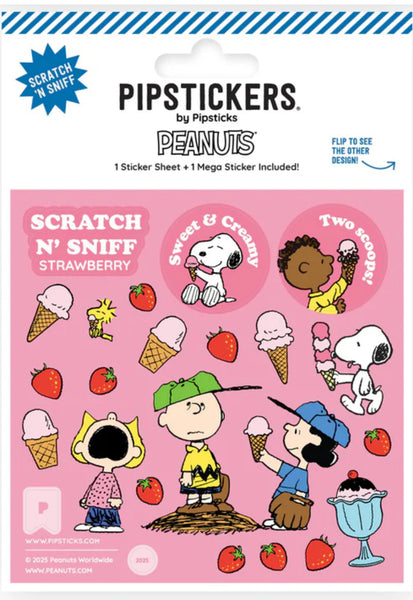 Pipstickers Peanuts Scratch n' Sniff