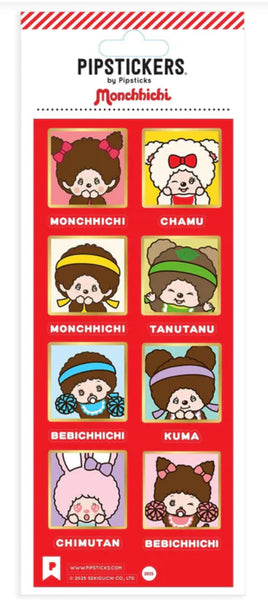 Pipstickers Monchhichi Sticker Sheets