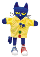 Pete the Cat Groovy Buttons Puppet