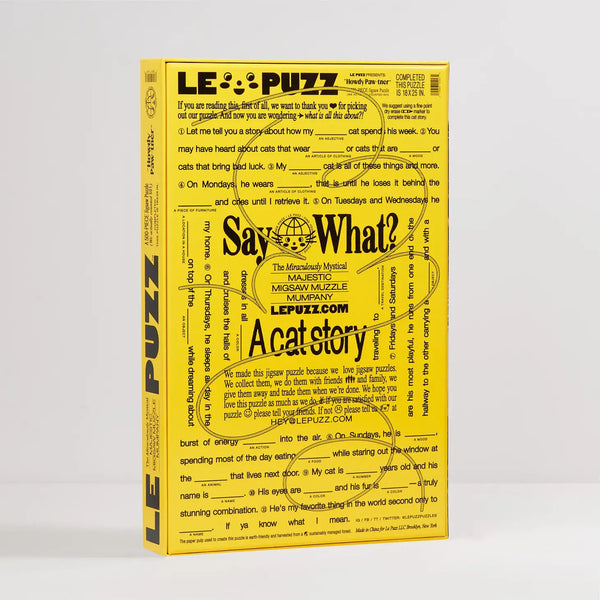 Le Puzz Howdy Paw—Tner