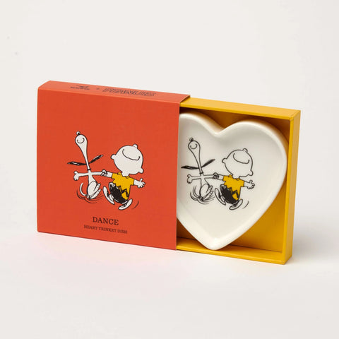 Peanuts Dance Heart Shaped Trinket Dish