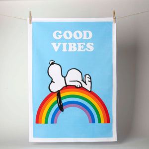 Tea Towel Good Vibes