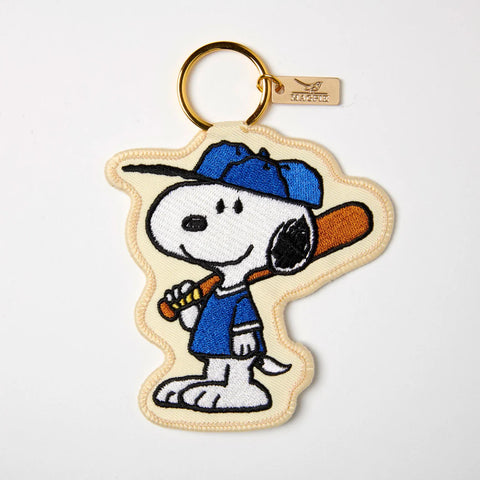 Peanuts Key Charm Home Run