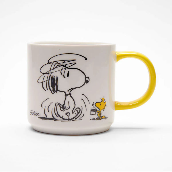 Peanuts Mugs - Eat, drink, wake up!