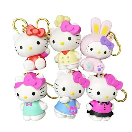 Sanrio Happy Hello Kitty Figure Key Ring Random Capsule BOX
