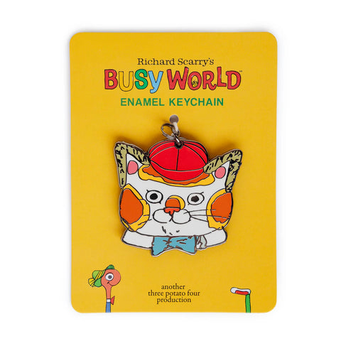 Richard Scarry - Huck Cat Enamel Keychain