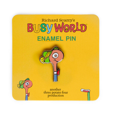 Richard Scarry - Lowly Worm Enamel Pin