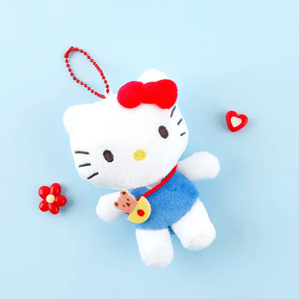 Sanrio Mini Plush Keychain – Shoulder Bag Edition (8cm)