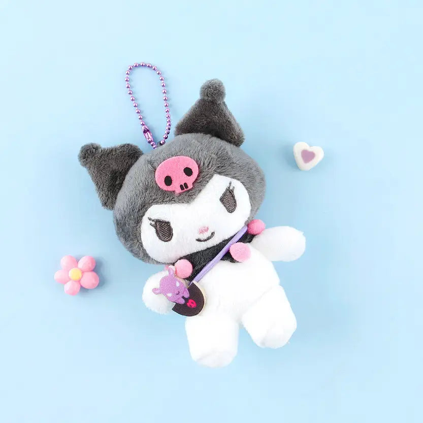 Sanrio Mini Plush Keychain – Shoulder Bag Edition (8cm)