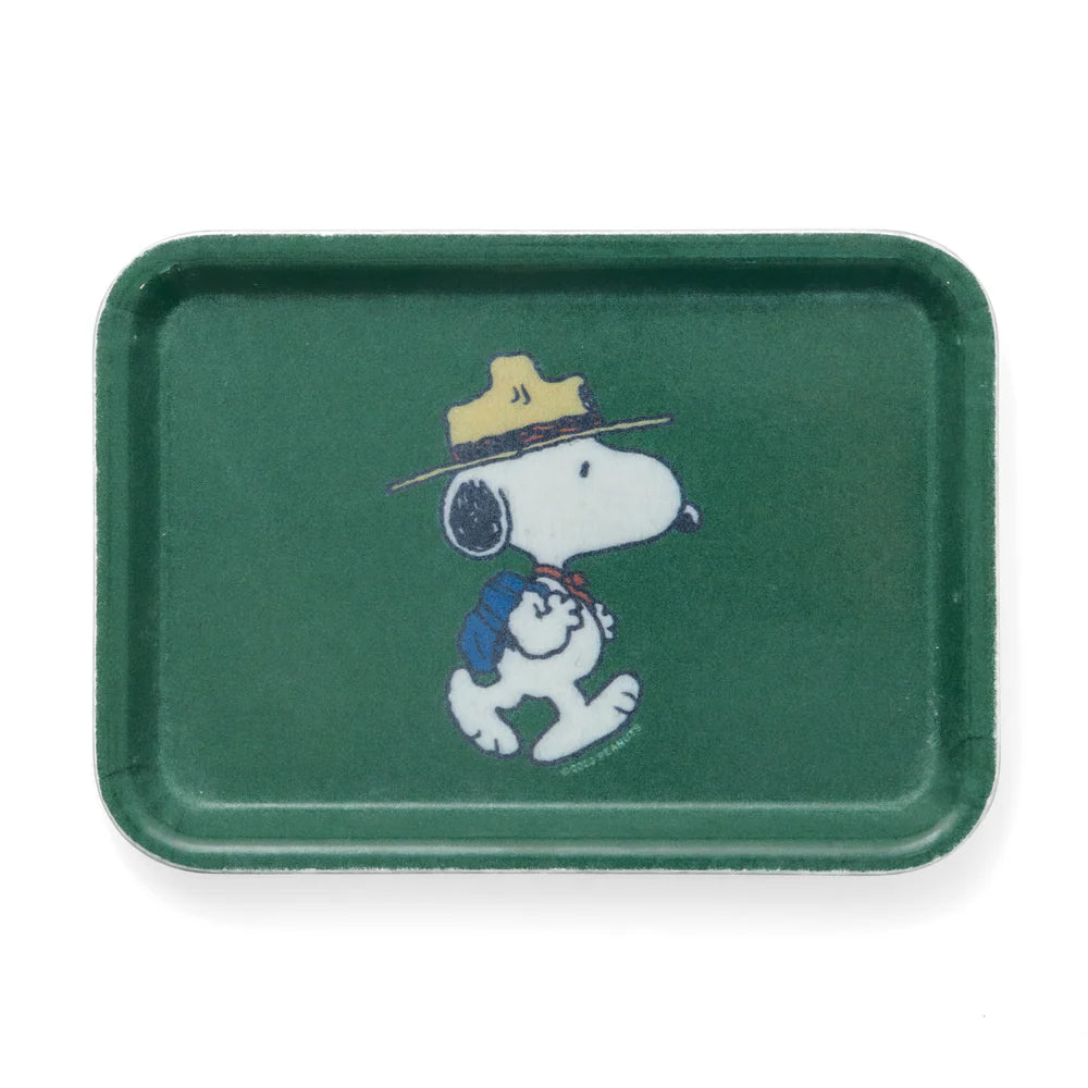 Snoopy Beagle Scout Hike Vintage Tray