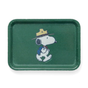Snoopy Beagle Scout Hike Vintage Tray
