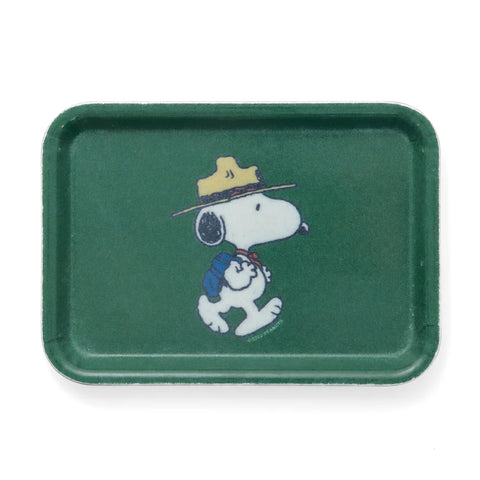 Snoopy Beagle Scout Hike Vintage Tray