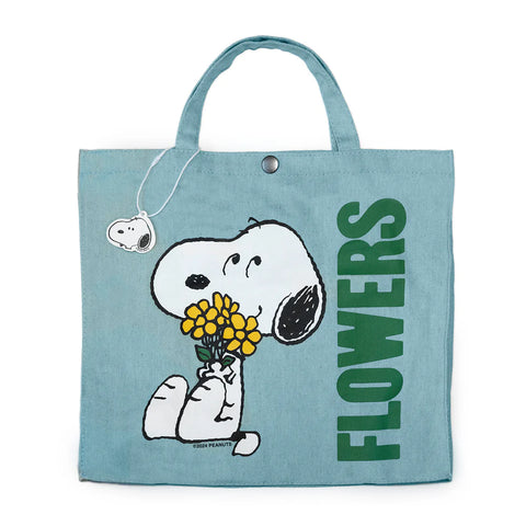Peanuts Snoopy Flowers Market Tote