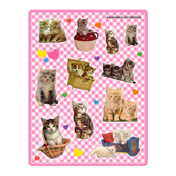 Cats Retro Pals Sticker Sheet