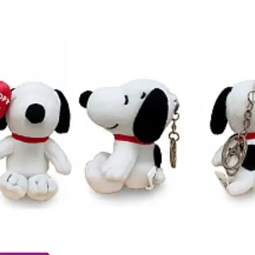 Snoopy Plush Bag Charm Deco Key Ring