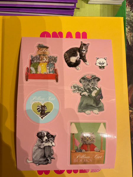 Pillow-Cat Books Sticker Sheets