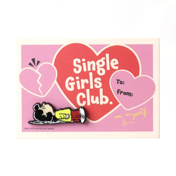 Valentine Peanuts Pin, Card sets, Keyclips by Pintrill