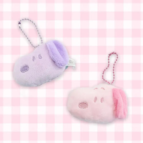 Snoopy Face Mini Plush Bag Charm