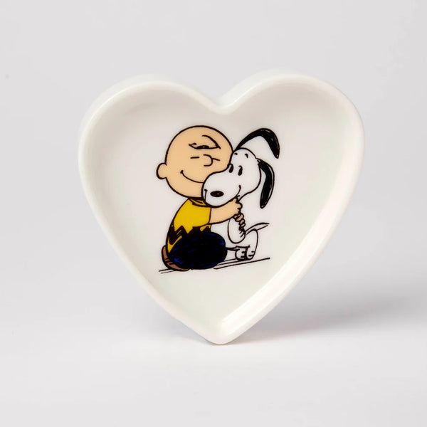 Peanuts Heart Trinket Dish Hug