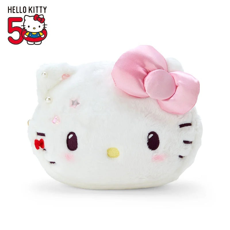 Hello Kitty Plush Zipper Pouch