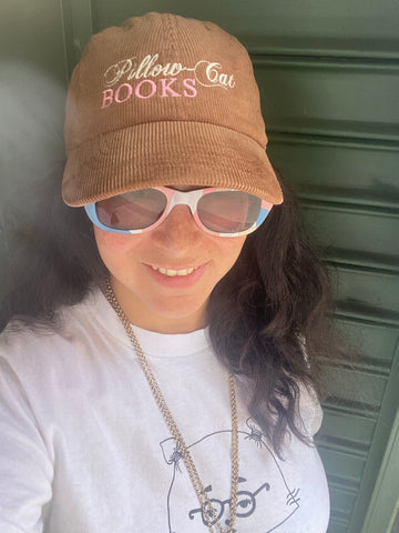 pillow-cat books hat