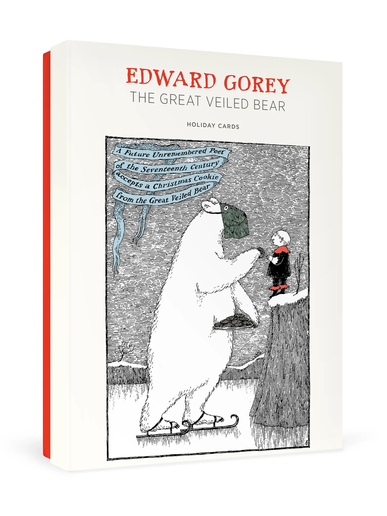 Edward Gorey: The Great Veiled Bear Holiday Cards (12 Holiday Cards with 13 Envelopes)