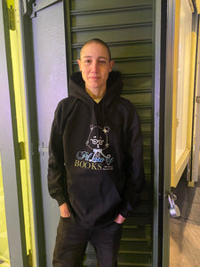 Pillow-Cat Books Black Hoodie
