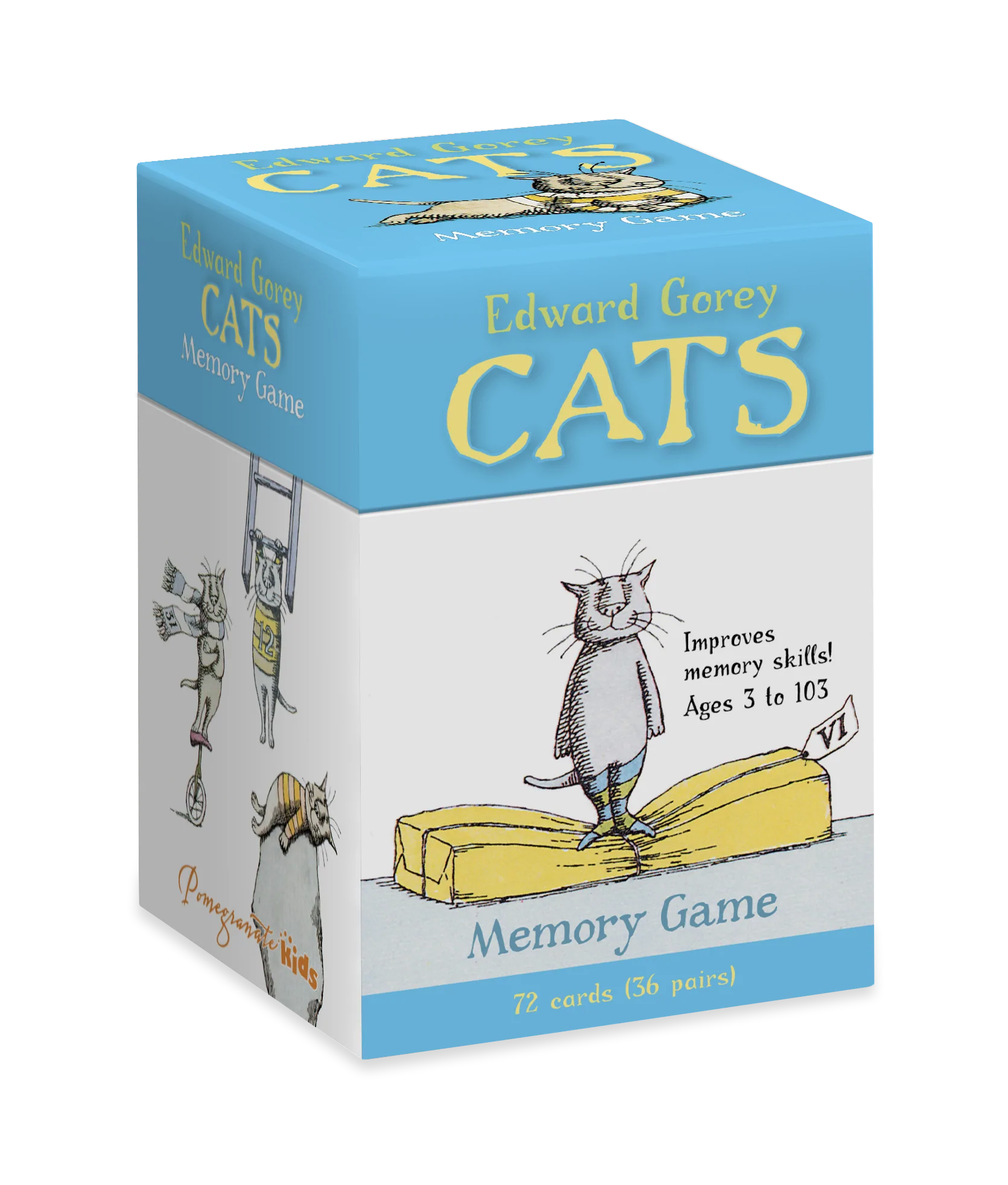 Edward Gorey Cats Memory Game