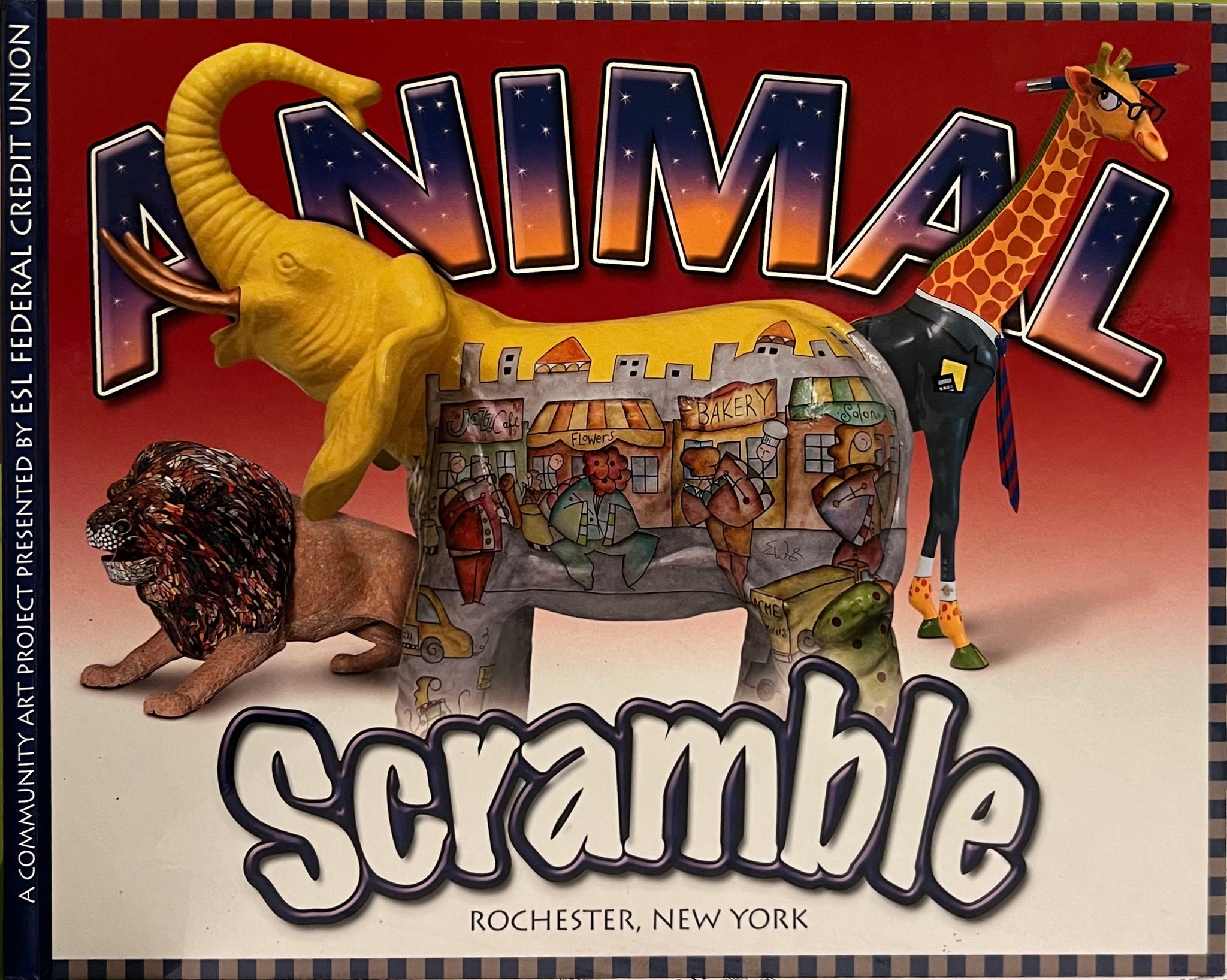 Animal Scramble, A Community Art Project Presented by ESL Federal Credit Union, Rochester, New York