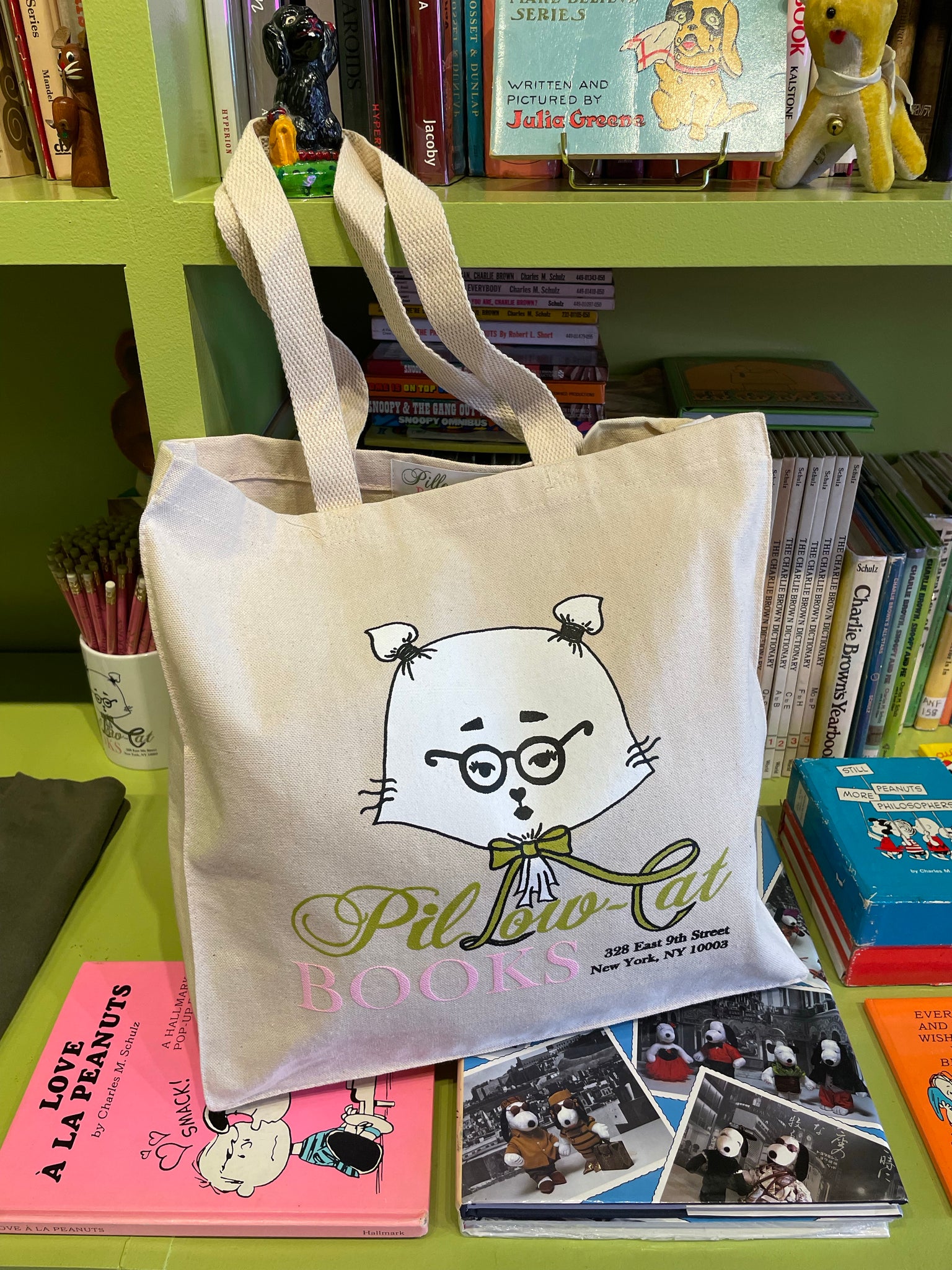 Pillow-Cat Books Classic Logo Tote