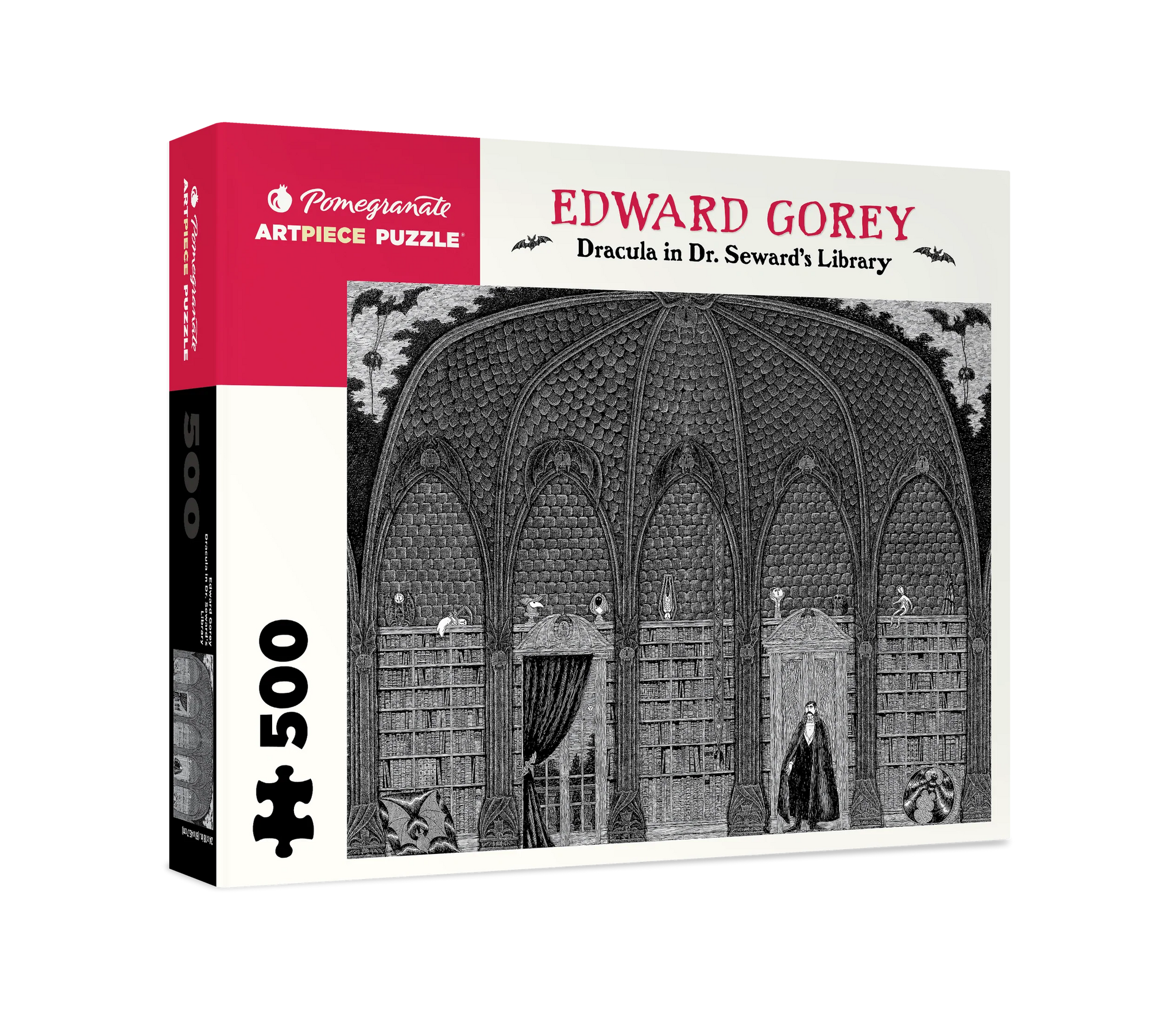 Edward Gorey Puzzle: Dracula in Dr. Seward’s Library