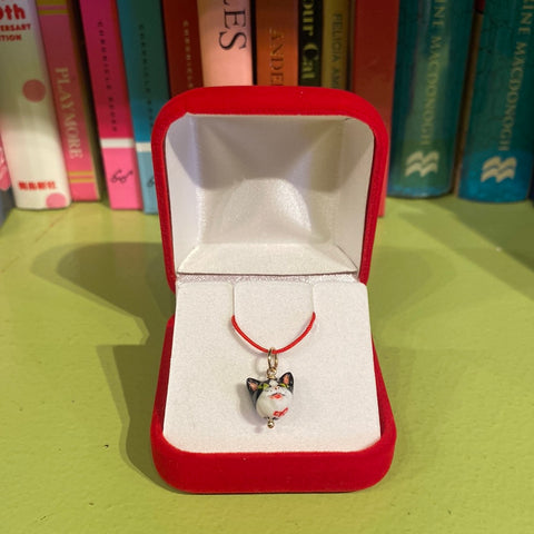 Oks Ceramic and Gold Charm