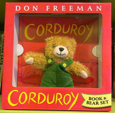 Corduroy Book & Bear Set