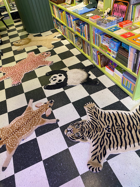 Pink Leopard Rug